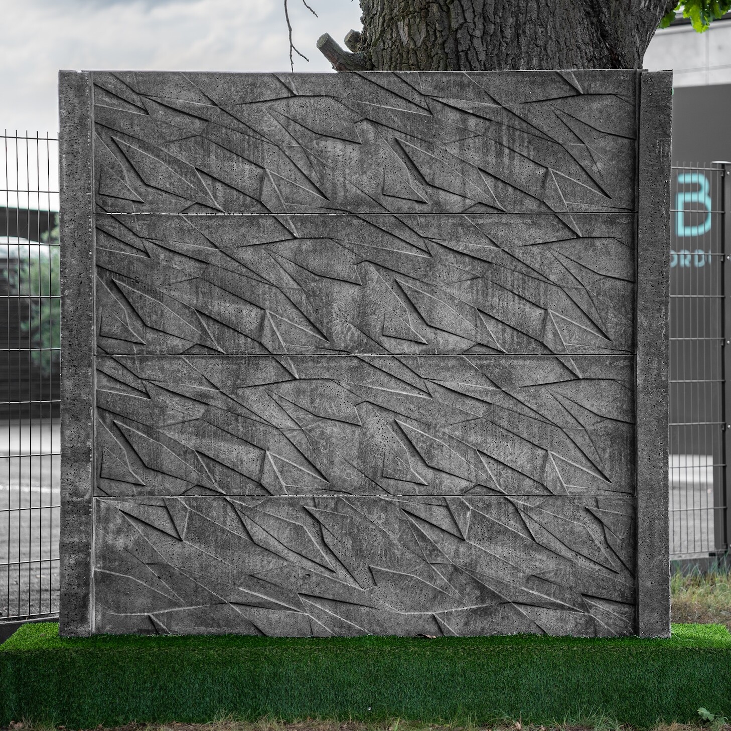 ogrodzenie betonowe wzor 120